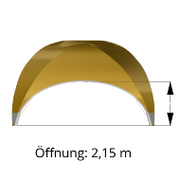 zeltzone 36 Öffnung